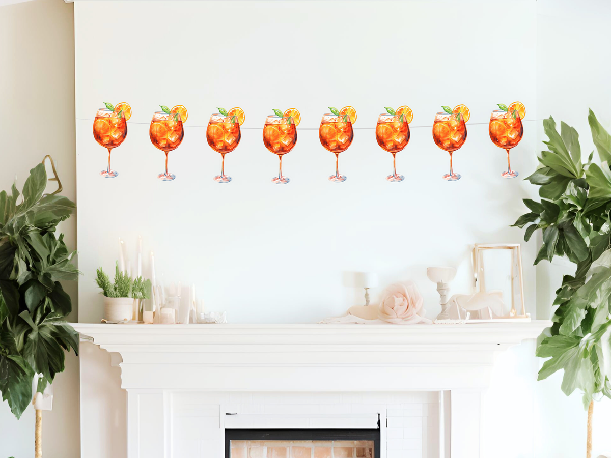 Aperol Spritz Banner, Spritz Theme Party Decor