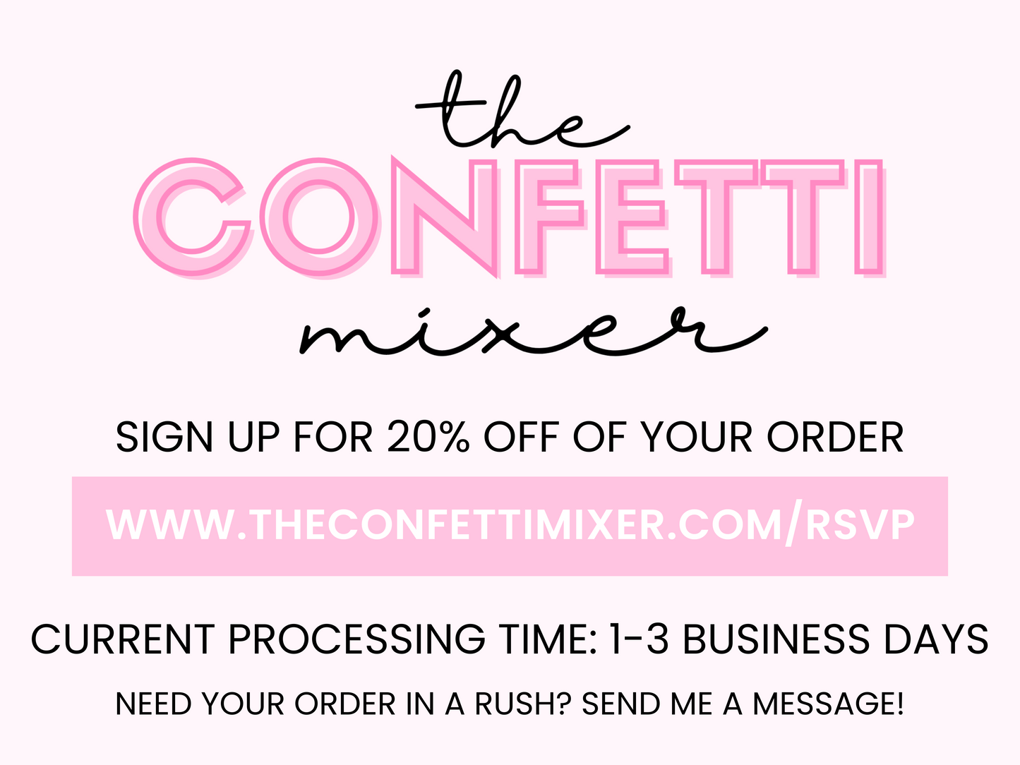 Happy Galentines Day Glitter Banner - Custom Colors