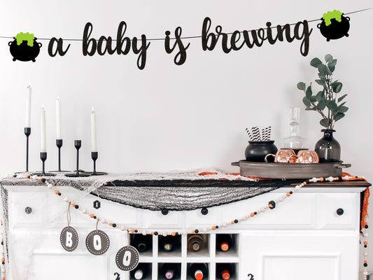 A Baby Is Brewing Banner