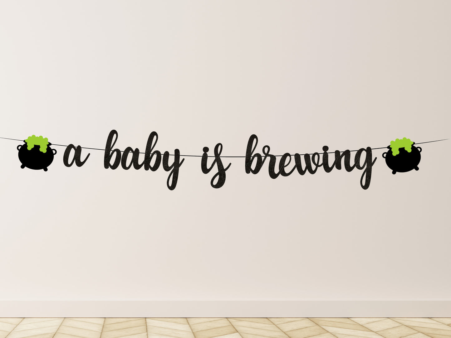 A Baby Is Brewing Banner