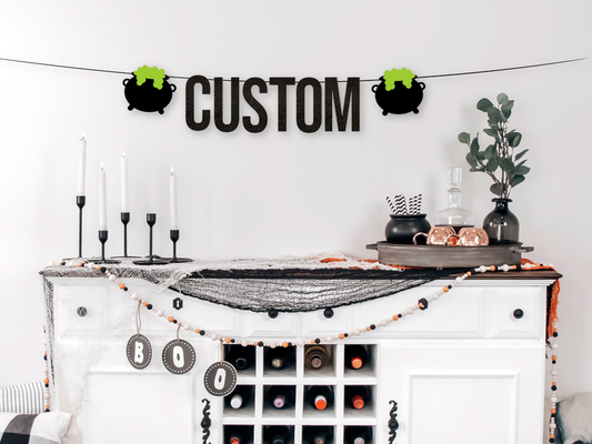 Custom Halloween Banner