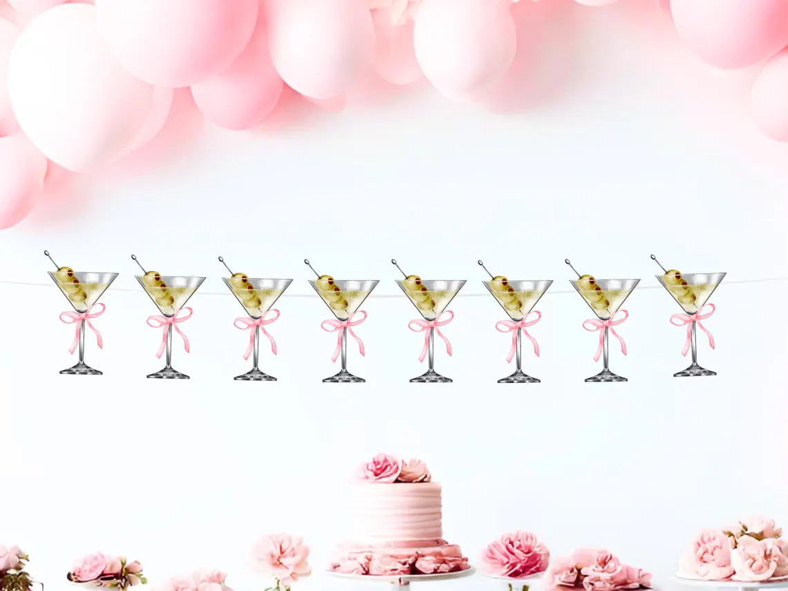 Martini Banner | Cocktail Party Decorations