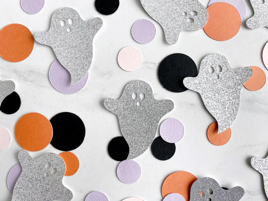 Ghost Confetti With Circles