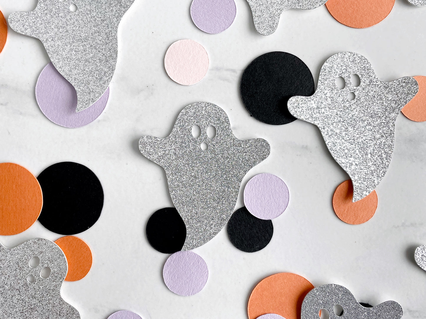 Ghost Confetti With Circles