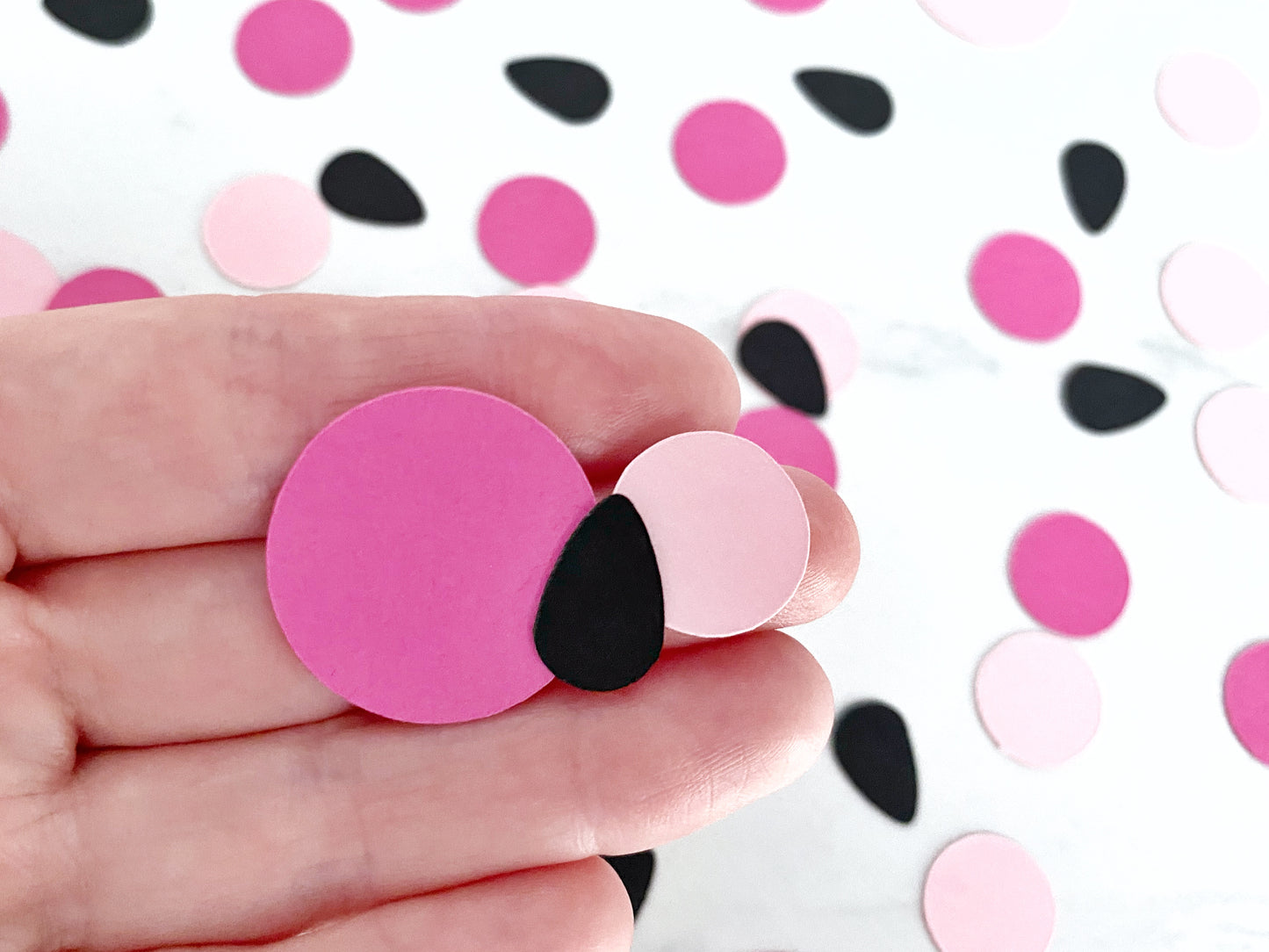 Watermelon Confetti - Light Pink & Dark Pink