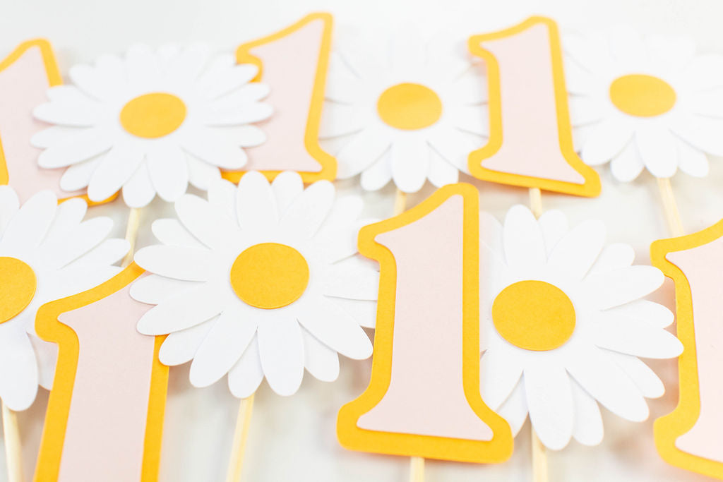 Daisy Cupcake Toppers