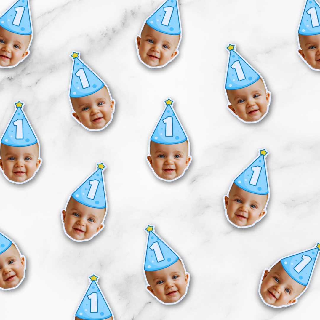 Custom Face Confetti, Birthday Decorations, Birthday Decor