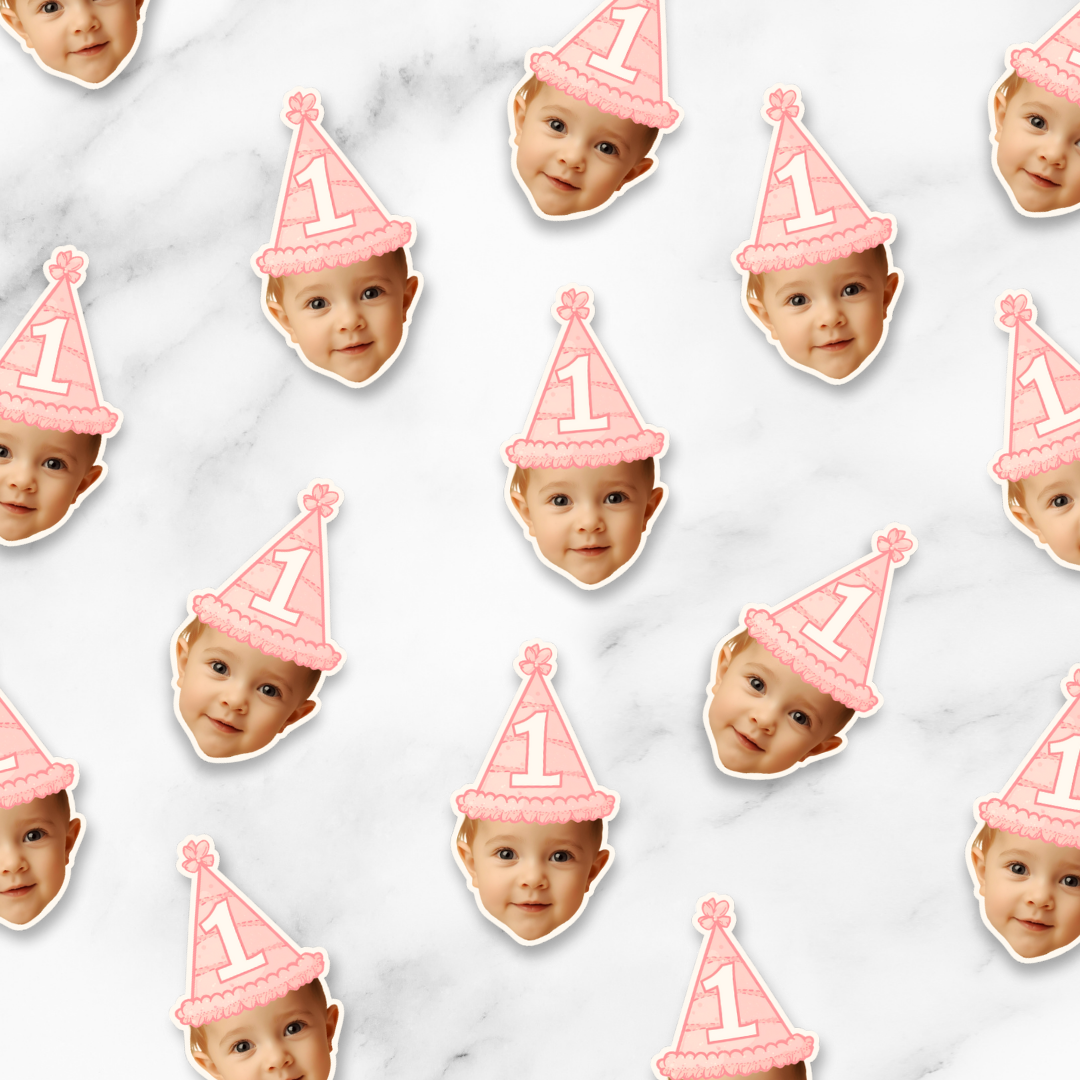 Custom Face Confetti, Birthday Decorations, Birthday Decor