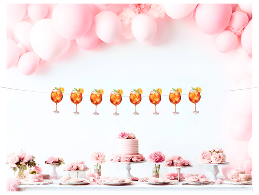 Aperol Spritz Banner, Spritz Theme Party Decor