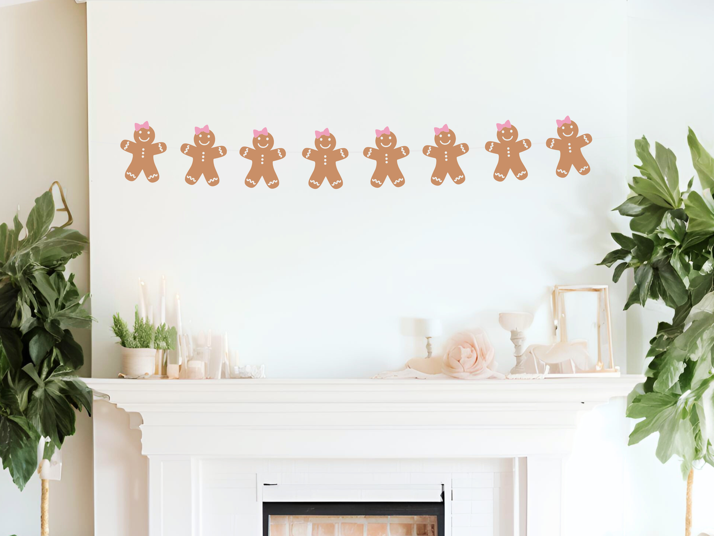 Christmas Girl Gingerbread Banner, Oh Snap Themed Birthday