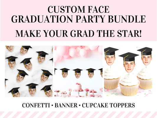 Custom Face Graduation Party Bundle