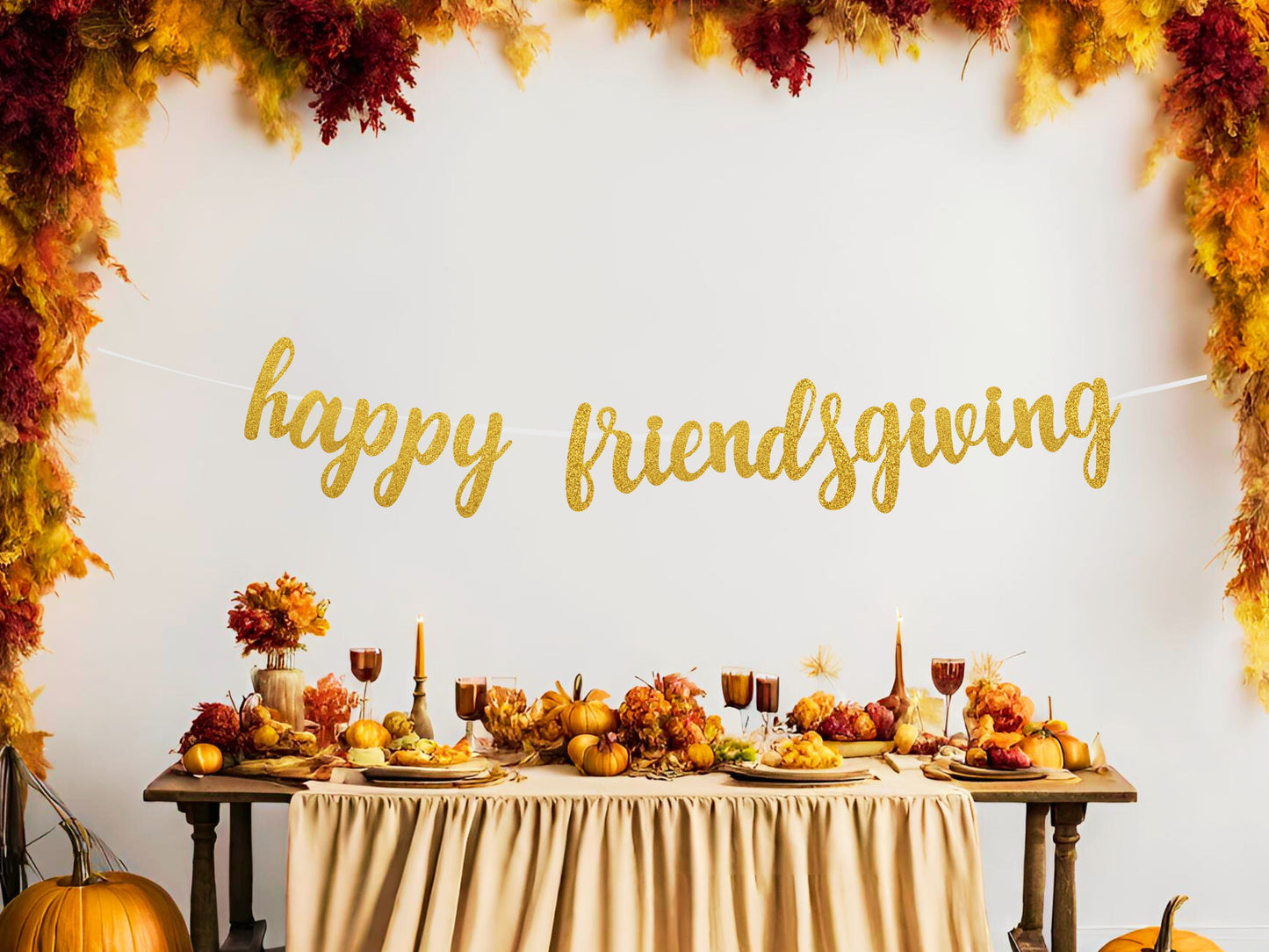 Happy Friendsgiving Banner