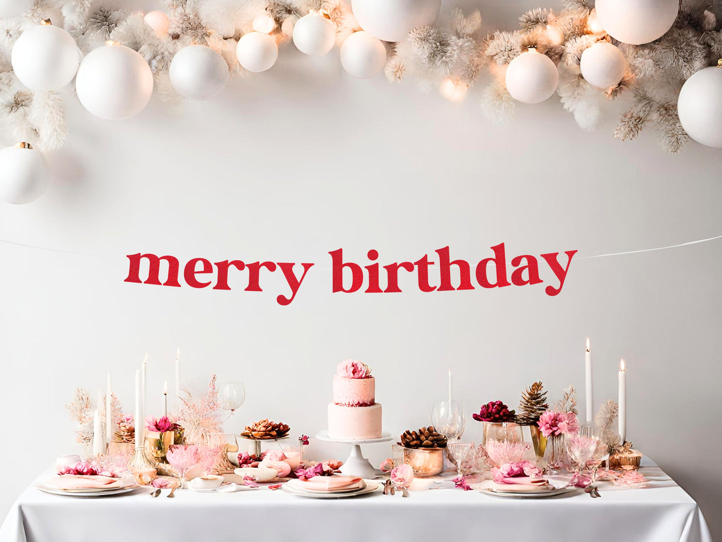 Merry Birthday Banner