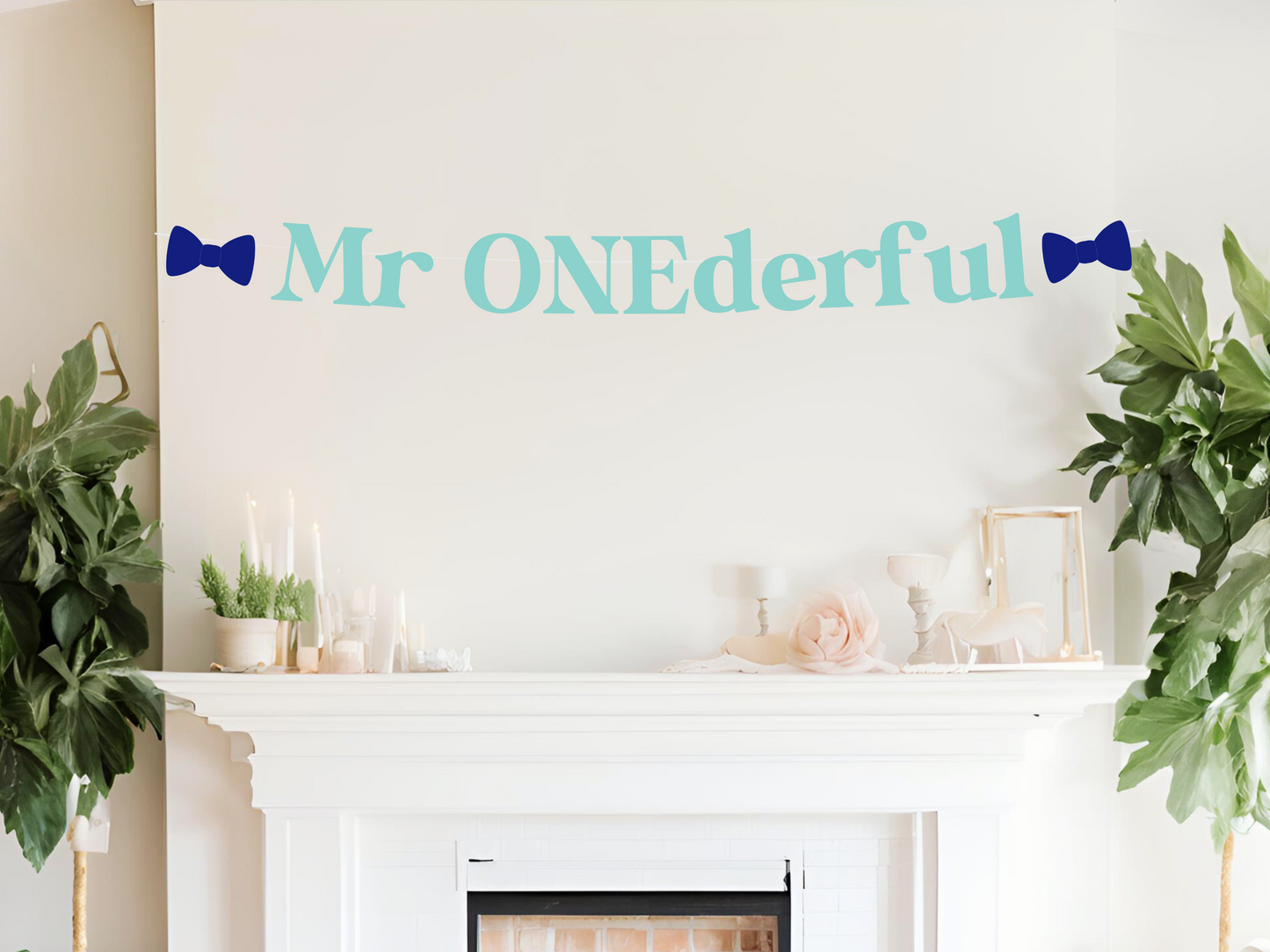 Mr. Onederful First Birthday Banner