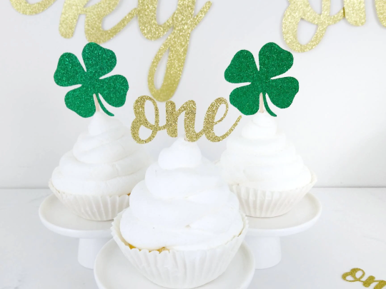 Lucky One Cupcake Toppers
